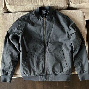 New True Classic Men's Bomber Jacket Aviator Style, Slim Fit, 5-Pocket